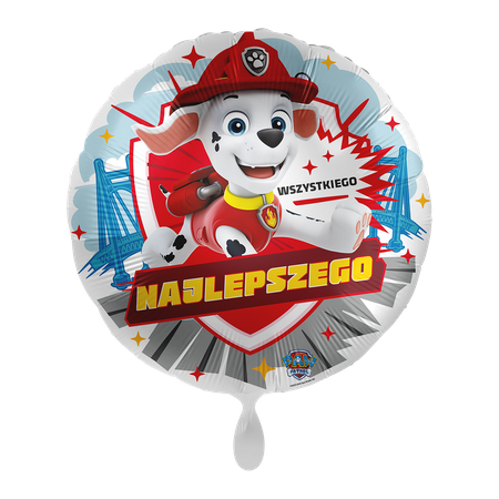 Balon foliowy 18" - Wszystkiego najlepszego Marshall 