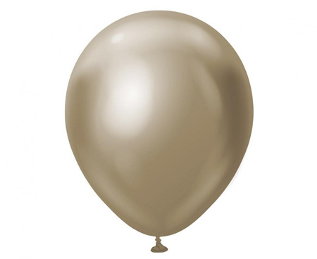 Balony Beauty&Charm, platynowe szampańskie 12"/ 7 szt.