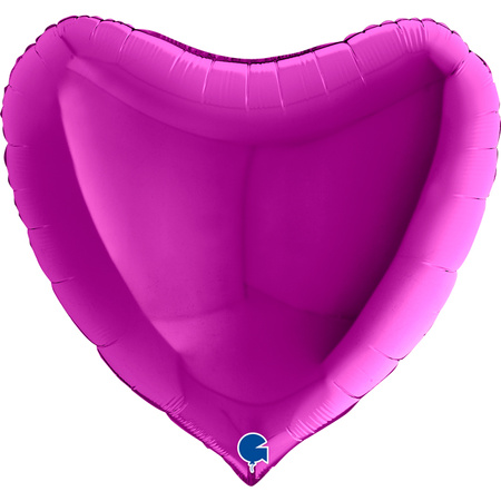 Balon Grabo 36'' Serce Purple, purpurowe