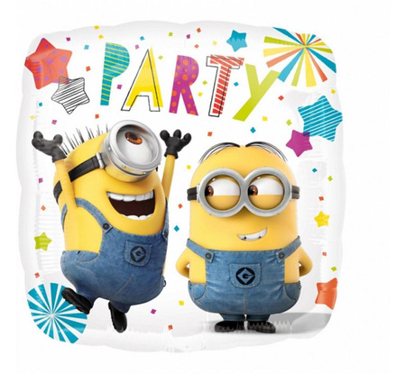 Balon foliowy 18" SQR "Minions Party"