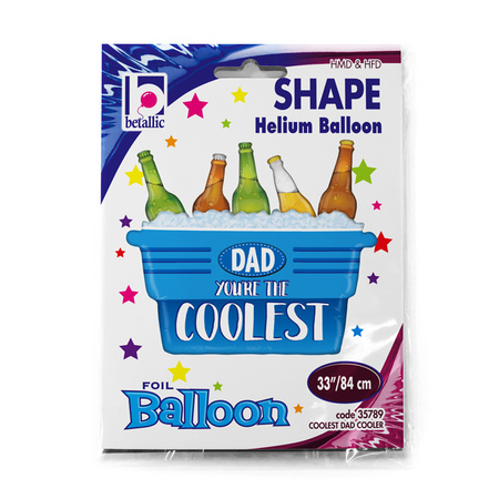 Balon Grabo 33'' - "Coolest Dad Cooler"