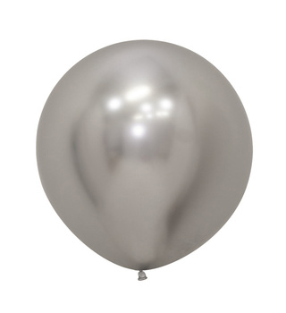 Balony Sempertex, Reflex Silver, 24", 1 szt