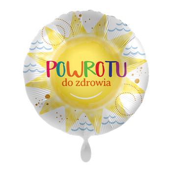 Balon foliowy 18" Get Well Soon - Szybkiego powrotu do zdrowia