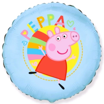 Balon foliowy 18" FX - Peppa Blue