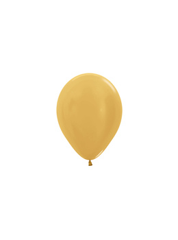 Balony Metallic Gold 5", 50 szt