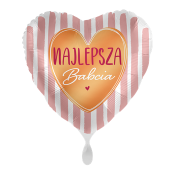 Balon foliowy 18" Najlepsza Babcia - World´s Best Grandma