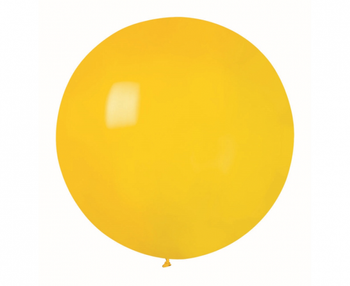 Balon G220 pastel kula 0.75m - żółta 02