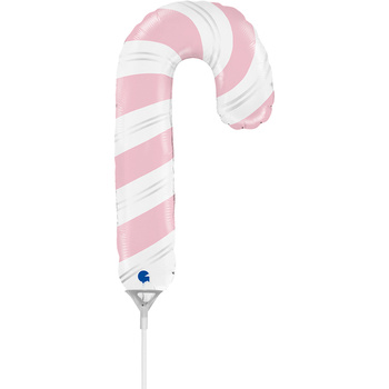 Balon Grabo 14'' Mini Pink Candy Cane