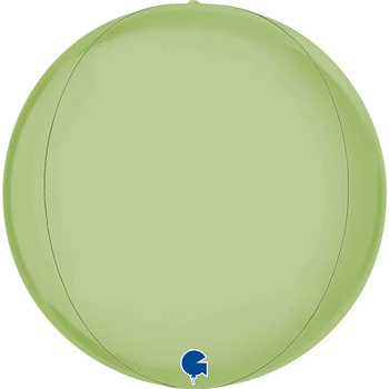 Balon Grabo 15''  Satin Olive Green 4D Pakowany 