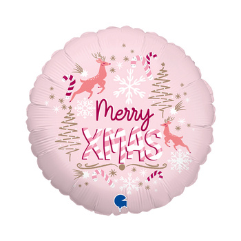 Balon Grabo 18'' Pink XMAS