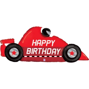 Balon Grabo Race Car Birthday 43" - 109 cm