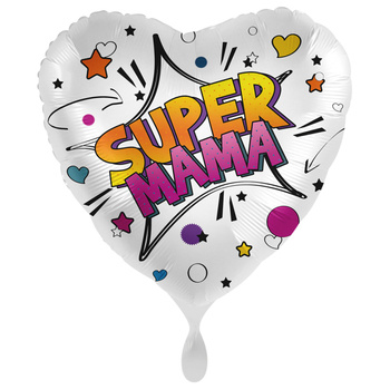 Balon foliowy 18"  Super Mama