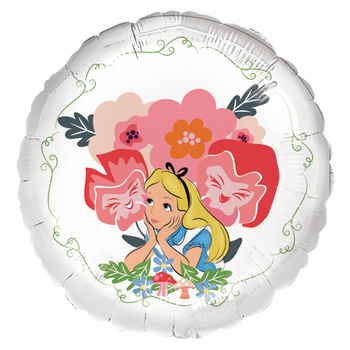 Balon foliowy 18 cali/43 cm Disney Disney Alice