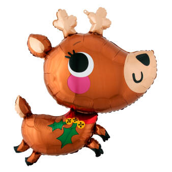 Balon foliowy 29" - Adorable Reindeer