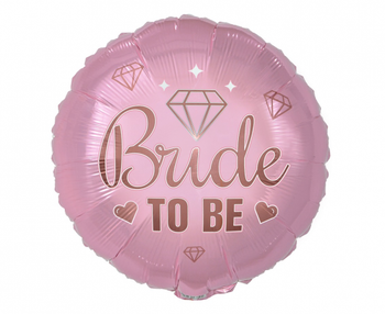 Balon foliowy Bride To Be (różowy), 18"