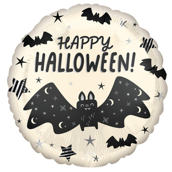 Balon foliowy Halloween Satin Bat Attack Satin, 18"