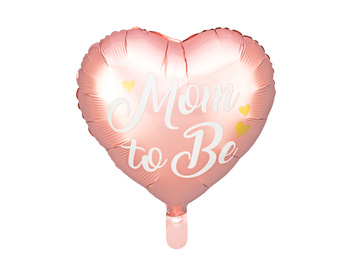 Balon foliowy Mom to Be, 35cm, różowy