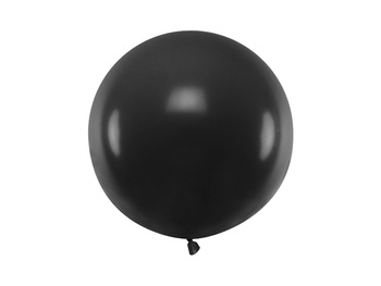 Balon okrągły 60 cm, Pastel Black