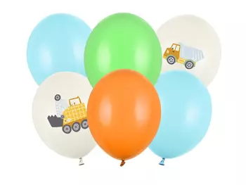 Balony 30 cm, Pojazdy budowlane