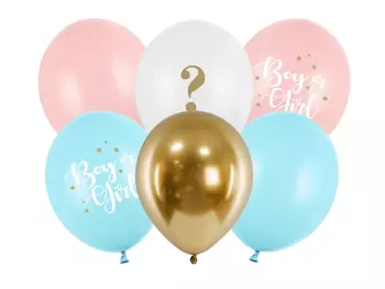 Balony 30cm, Boy or Girl, mix