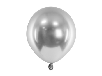 Balony Glossy 12 cm, srebrny