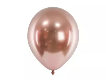 Balony Glossy, 46 cm, różowe złoto