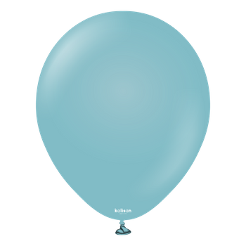 Balony Kalisan 18" Retro Blue Glass, 25 szt