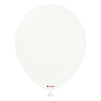 Balony Kalisan 18 " Standard White 1 szt