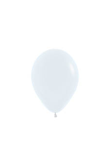 Balony White Pastel 5", 50 szt