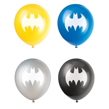 Balony lateksowe 12" Batman, 8 szt