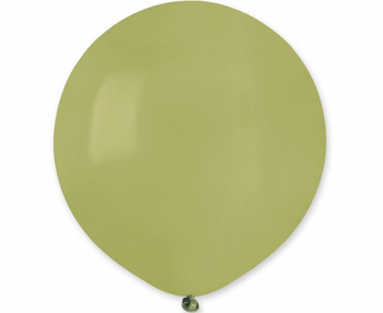 Balony pastel 19" - zielone oliwkowe 98/ 25 szt 