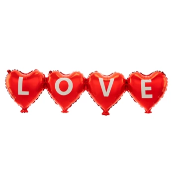 Girlanda balonowa Serca Love 101x27cm