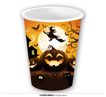 Kubeczki "Dyniowy Halloween", 240 ml