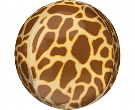   Balon foliowy ORBZ - Kula Orbz Giraffe Prin