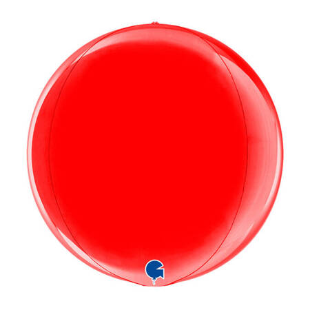 Balon Grabo 15'' Globe Red  4D Pakowany