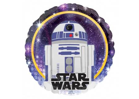 Balon foliowy 18 cali/43 cm "Star Wars"  R2D2