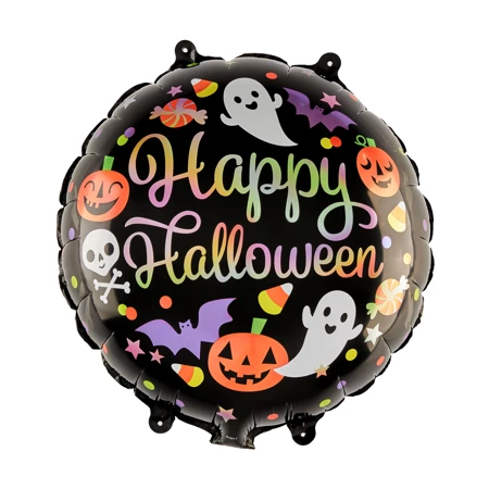 Balon foliowy Happy Halloween dynie i spółka 45cm