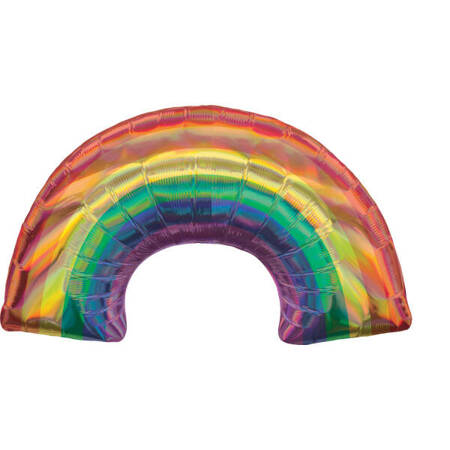 Balon foliowy Holographic Iridescent Rainbow, 86 cm x 48 cm