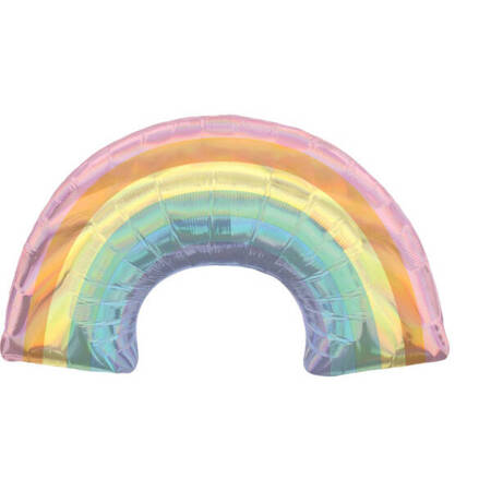 Balon foliowy Supershape Iridescent Pastel Rainbow, 34