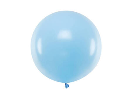 Balon okrągły 60 cm, Pastel Baby Blue