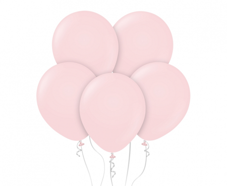 Balony Beauty&Charm, makaronowe bladoróżowe 12"/ 50 szt.