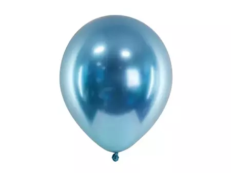 Balony Glossy 30cm, niebieski