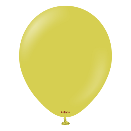 Balony Kalisan 12" Retro Olive- 100 szt