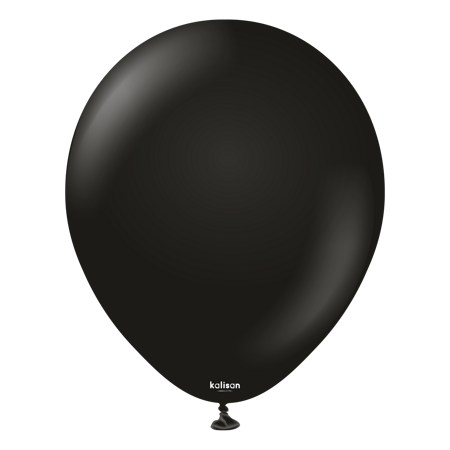 Balony Kalisan 18 " Black 25 szt