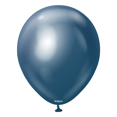 Balony Kalisan Mirror Navy, 12", 50 szt