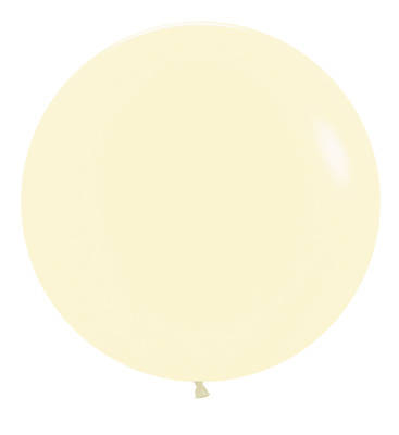 Balony Pastel Matte Yellow 24", 1 szt