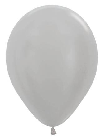 Balony Sempertex, Pearl Silver 18", 25 szt