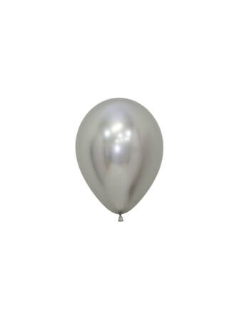 Balony Sempertex, Reflex, Silver, 5", 50 szt