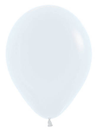 Balony White Pastel 10", 100 szt