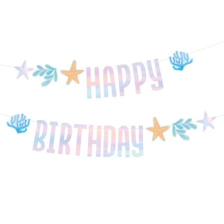 Baner Happy Birthday Ocean 240x17cm